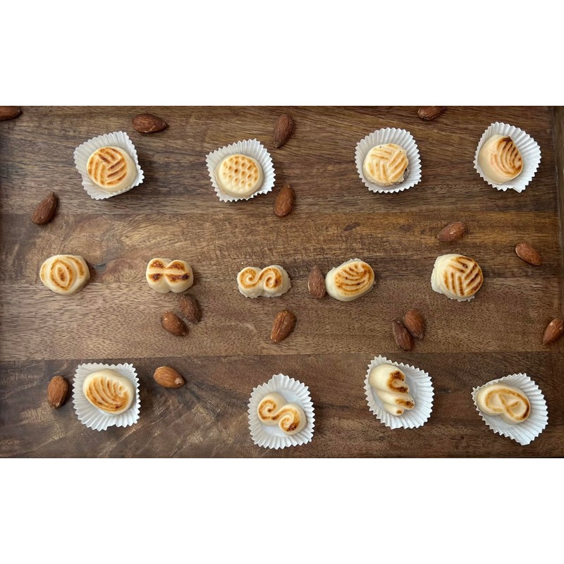 Toasted marzipan Assorted Bulk tray (54 PIECE BOX) 18oz