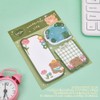 3 Pads Mini Reusable Small Sticky Note Pads Set 20