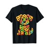 Fruit Loops Cat: A Rainbow T-Shirt, black