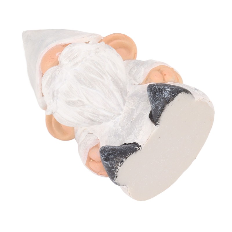 Garden Gnome Resin Structure Stable Bottom Retro Style Gnome Figurine