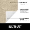 GORILLA GRIP Bath Rug Mat 44x26, Thick Soft Absorbent Chenille,