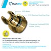 SharkBite 3/4 Inch Water Heater Connection Kit, Push to Connect