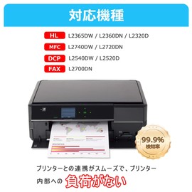 DR-22J Drum Unit for Brother TN-27J Compatible Drum Black DR22J Drum Compatible with Genuine Products: HL-2270DW HL-2240D HL-2130 MFC-7460DN DCP-7065DN DCP-7060D FAX-7860DW FAX-2840 Black (Monochrome