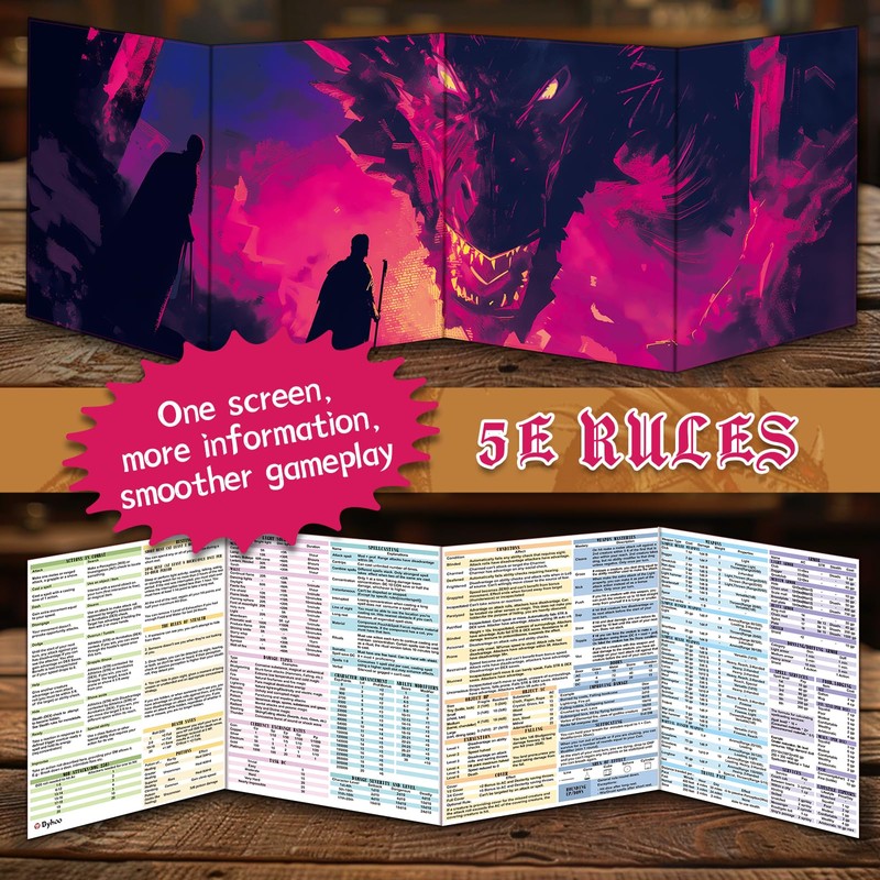 Byhoo DM Set di 2 ombrelloni per D&D 5E 2