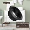 PATIKIL 6 Inch Round Air Vent Cover, Soffit Vents ABS