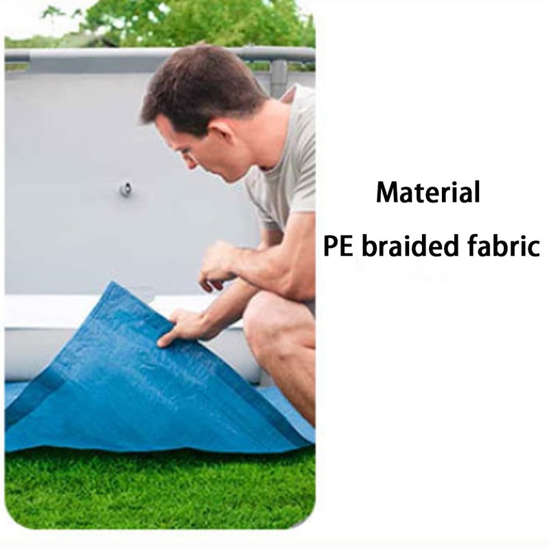 Round Pool Cover Dust Protector for Inflatable Family Pool Waterproof