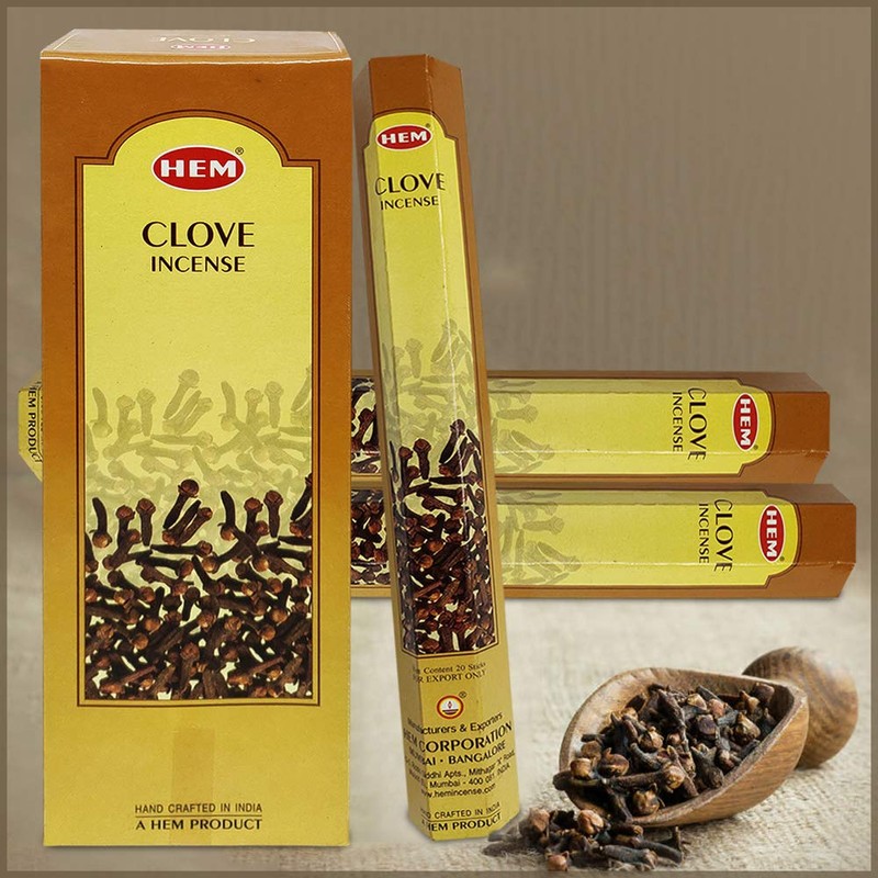 Clove Incense Sticks and Incense Stick Holder Bundle Insence Insense