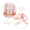 Baluue 6pcs Clear Mini Lip Gloss Tubes with Wand Refillable