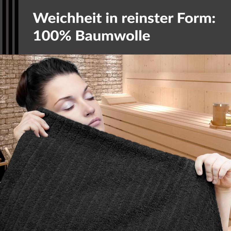 Lashuma Copenhagen Men's Large Sauna Towel 85 x 200 cm