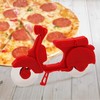 Monsterzeug Pizza Cutter Scooter, Red Pizza Roller, Original Pizza Cutter