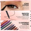 Eyeliner Pen Set, Shimmering Matte Eyeliner Pen, Creamy Retractable Eyeliner,
