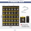 Loghot Numbered Classroom Sundries Closet Pocket Chart for Cell Phones