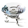 SALUDABLE Crystal Diamond Paperweight Gemstone Paperweight Clear Figurine with Base