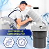 Dishwasher and Washing Machine Drain Adapter with Outlet for Pipe