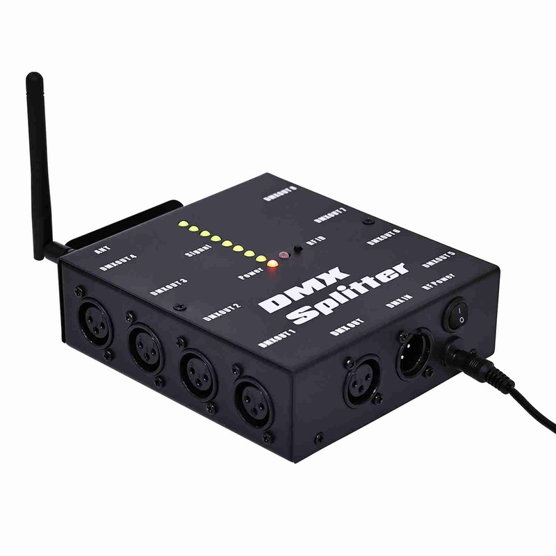 Signal Splitter 8 Channel Output Optical Splitter Stage Lights Signal