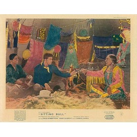 Sitting Bull Original Lobby Card Dale Robertson J. Carrol Naish 1954 Western