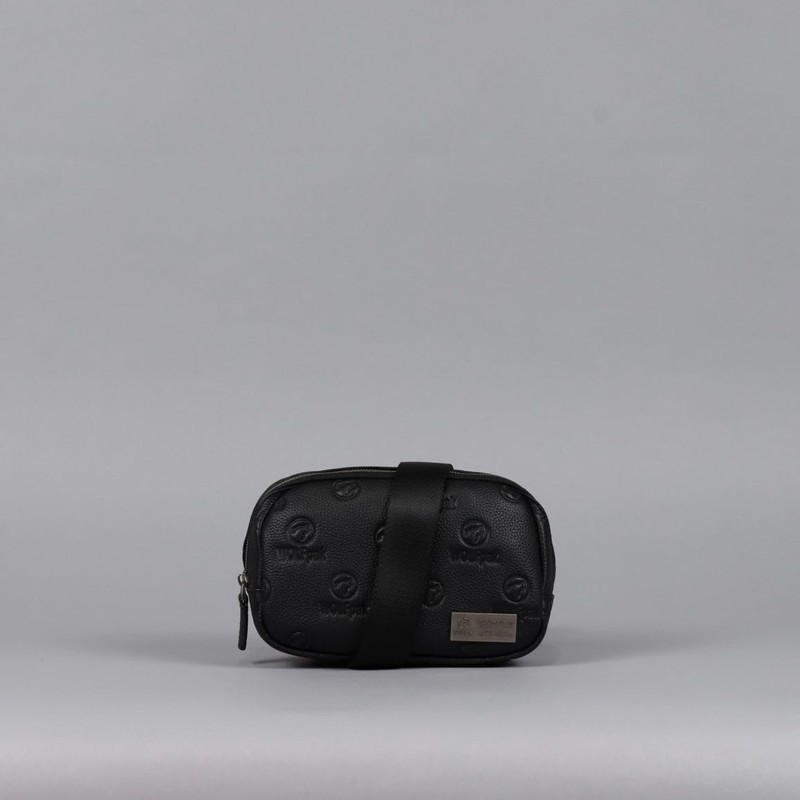 WOLFpak Crossbody Pack Black Luxury Leather