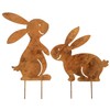 Storm's Gartenzaubereien Garden Stake – Easter Bunny, Set of 2