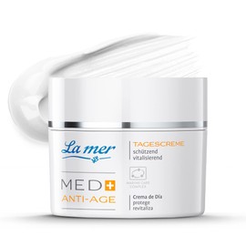 La mer MED+ Anti-Age Day Cream - Anti-Ageing Day Cream for Sensitive Skin - Revitalising Face Care - Protects Against UV-Related Skin Ageing - Corrects Irregularities - 50 ml