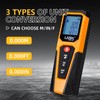 LAISAI Laser Measure, M/in/Ft Unit Switching Backlit LCD and 2