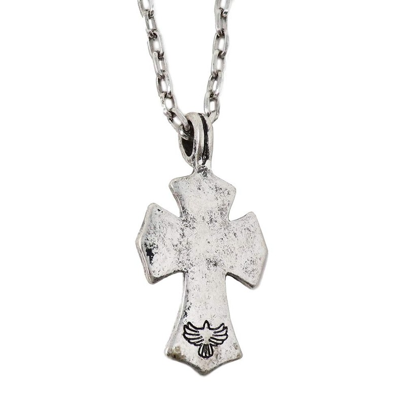H.N.Z nape-002 Native American Necklace Silver Cross Turquoise Indian Jewelry