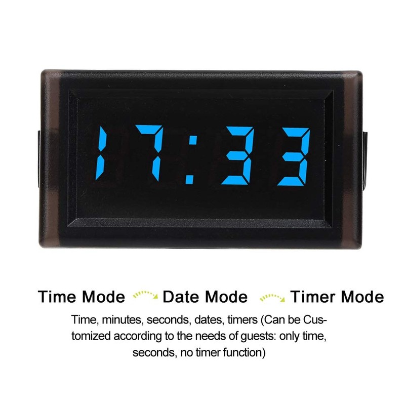 Car Digital Clock, Mini Car Clock, Digital Clock, Electronic Clock,