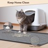 Garoopion Cat Litter Box Mat, Large 34" X 22" Cat