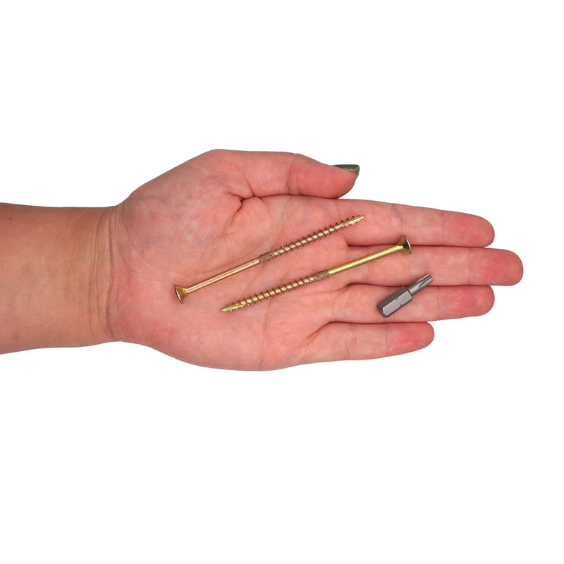 SKIR'CO Pack of 40 Universal Steel Galvanised 4.0 x 80