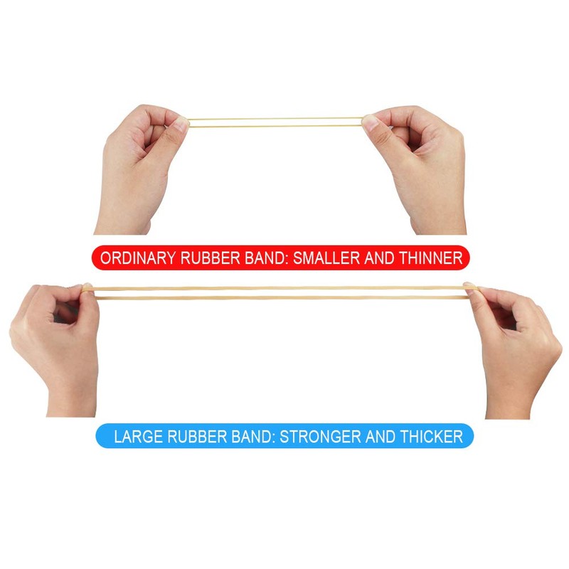 100 Pieces Large Rubber Bands, Heavy Duty Elastic Bands Long