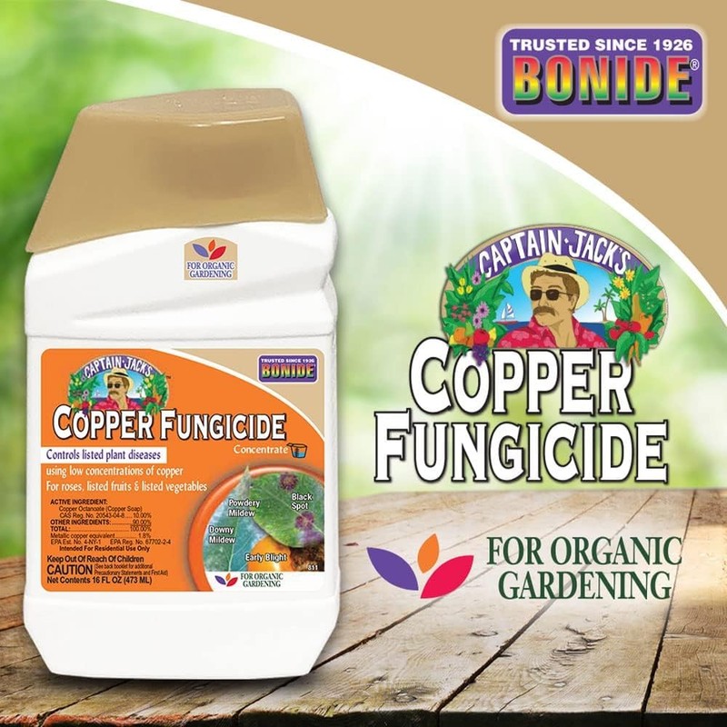 Bonide Captain Jack Copper Fungicide 16 oz Concentrated Plant Disease