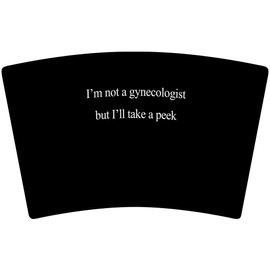 Mugzie 16 Ounce Stainless Steel Cocktail Shaker - Martini Shaker with Wetsuit Cover - Not a Gynecologist