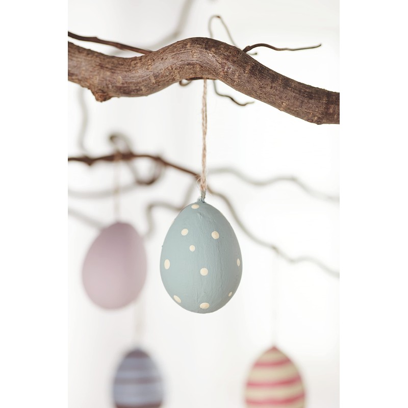 VBS Set of 10 Plastic Eggs 6 x 4.5 cm