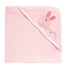 Chicco Soft Foam Hooded Towel with Delicate Embroidery, Fine Materials,