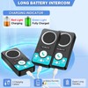 UHAXZ Intercoms Wireless for Home, Hands-Free Wireless Intercom, Long Range,