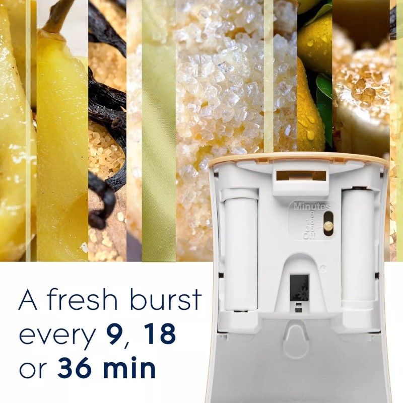 Glade Automatic Spray Refill, Sparkling Pear, Limited Edition Scent, 6.2