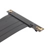 PCIE 4.0 X16 Riser Cable High Speed Flexible Extender Card