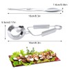 Cosysparks Snail Tongs and Snail Fork Set, Stainless Steel Snail