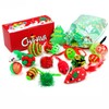 CHIWAVA 17 Pack Christmas Cat Toy Gifts Bag Set Assorted