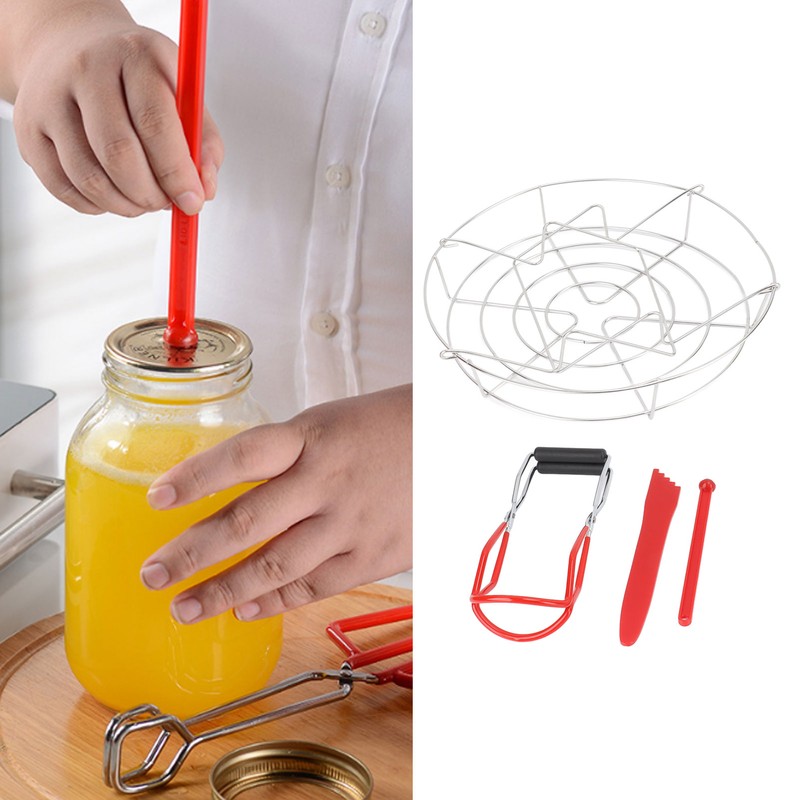 Canning Supplies Starter Kit Stainless Steel Magnetic Lid Lifter Bubble