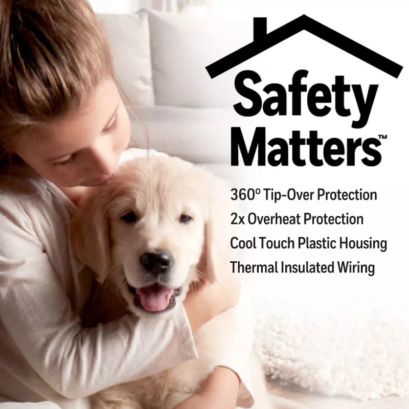 HONEYWELL 360 SURROUND FAN FORCED HEATER HHF360V, WHITE *NEW