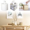 BTSKY PU Leather Household Office Cube Tissue Paper Holder Box