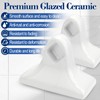 2 Pcs Ceramic Towel Bar Replacement Rod Holder Brackets Kit,