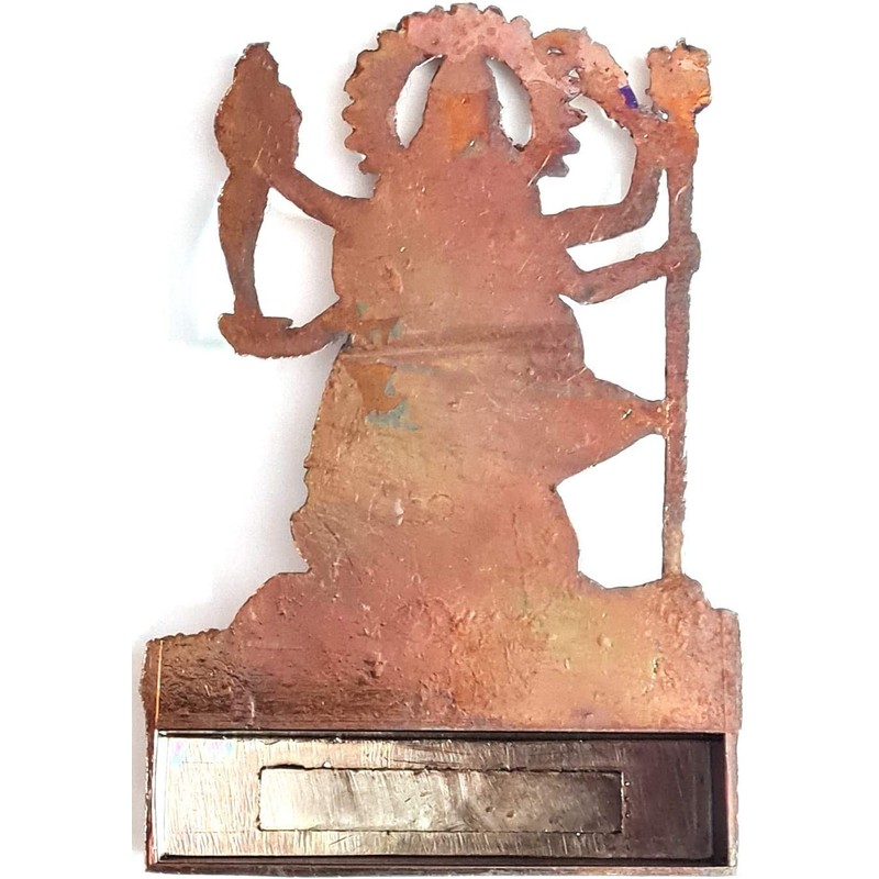 4.3 Inches Handmade Kali Spiritual Goddess Standing on Shiv, Mix