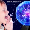 Theefun 20 cm Magic Plasma Ball, Light Ball, Electrostatic Ball,