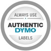 DYMO Authentic Industrial Permanent Labels for LabelWriter and Industrial Label Makers, Black on White, 1/2", 1 Roll (18483), DYMO Authentic