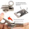DOERDO Latch Lock Zinc Alloy Automatic Spring Load Bolt Latch,
