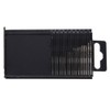 Yakamoz 20Pcs 0.3-1.6mm Shank Mini Micro Drill Bit Set Twist
