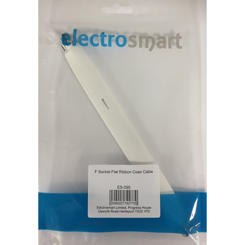 electrosmart F Socket Flat Ribbon Coax Cable ~ Ideal for