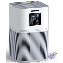 VEWIOR Air Purifiers for Home, HEPA Air Purifiers for Large Room up to 1200 sq.ft, H13 True HEPA Air Filter with Fragrance Sponge 6 Timers Quiet Air Cleaner for Pet Dander Wildfire