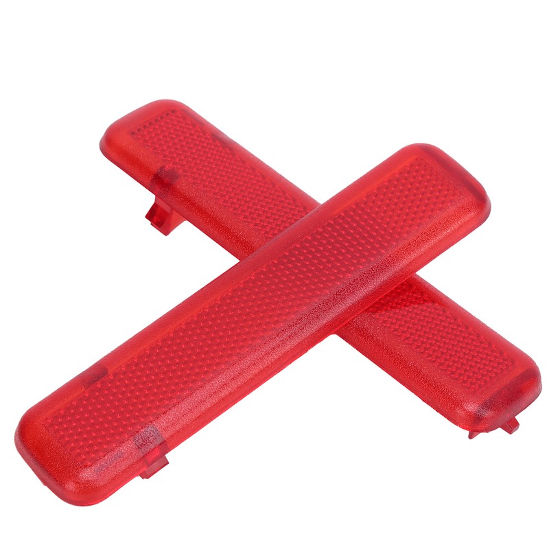 Pair Door Reflector Panel Red Interior Replacement for Silverado 1500/2500